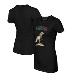 Black Arizona Diamondbacks Tiny Turnip Women's TT Rex T-Shirt