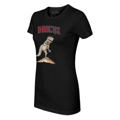 Black Arizona Diamondbacks Tiny Turnip Women's TT Rex T-Shirt