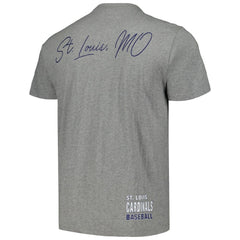 Heather Gray St. Louis Cardinals Mitchell & Ness Cooperstown Collection City Collection T-Shirt