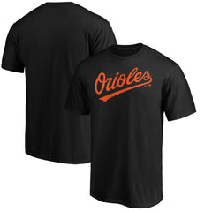 Black Baltimore Orioles Official Team Wordmark T-Shirt