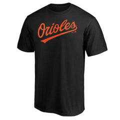 Black Baltimore Orioles Official Team Wordmark T-Shirt
