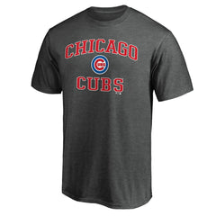 Charcoal Chicago Cubs Heart & Soul T-Shirt