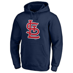 Navy St. Louis Cardinals Official Team Logo Pullover Hoodie
