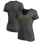 Charcoal Athletics Women's Core Team Lock Up V-Neck T-Shirt