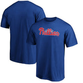 Royal Philadelphia Phillies Official Team Wordmark T-Shirt