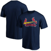 Navy St. Louis Cardinals Official Team Wordmark T-Shirt