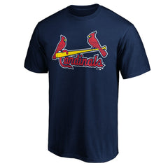Navy St. Louis Cardinals Official Team Wordmark T-Shirt