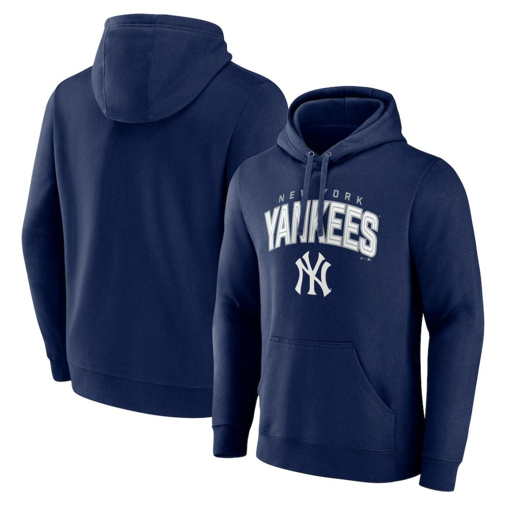 Navy New York Yankees Master the Game Pullover Hoodie