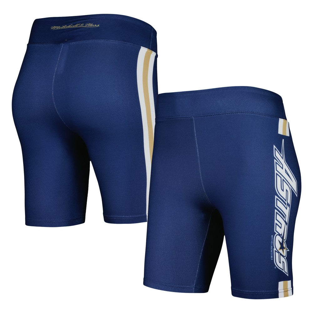 Navy Houston Astros Mitchell & Ness Women's Biker Shorts