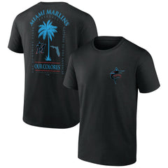 Black Miami Marlins Bring It Our Colores T-Shirt