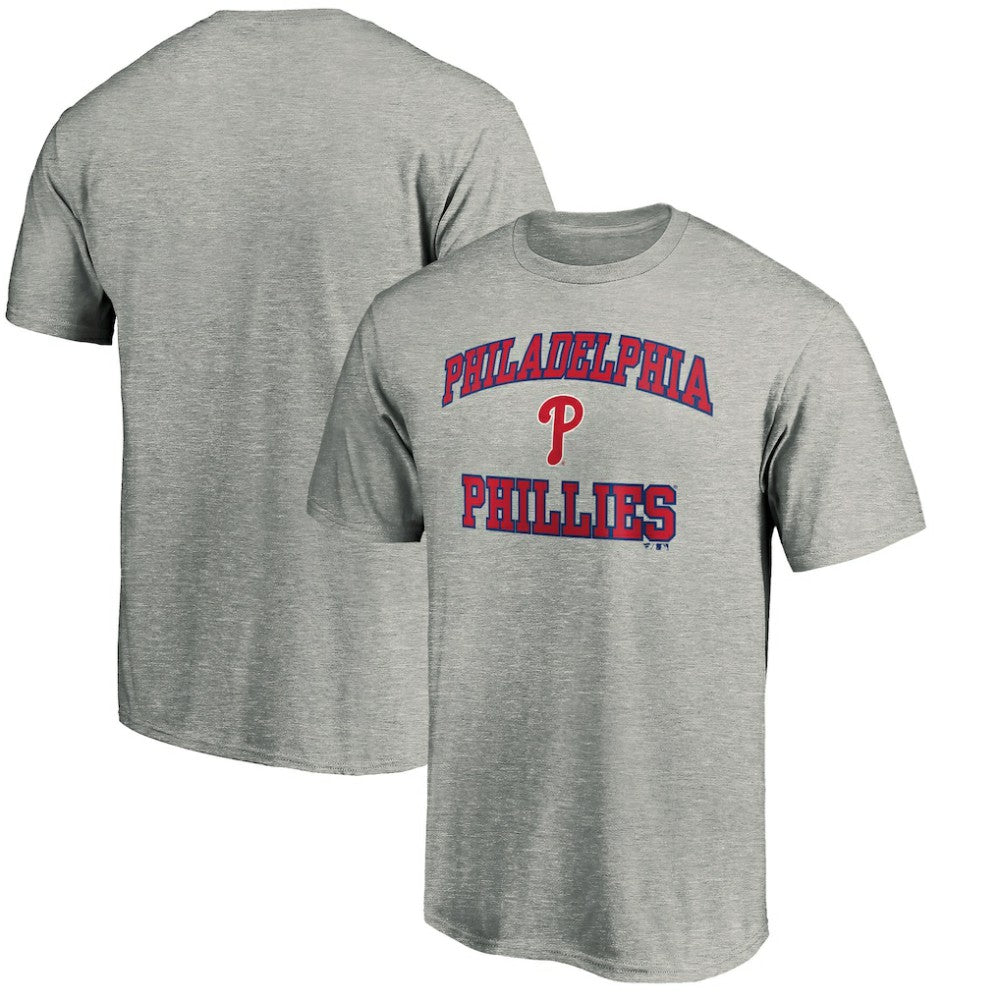 Heather Gray Philadelphia Phillies Heart & Soul T-Shirt