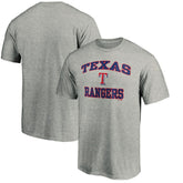 Heather Gray Texas Rangers Heart & Soul T-Shirt