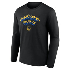 Fanatics Golden State Warriors Japanese Heritage Long Sleeve T-Shirt sale