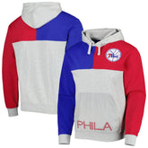 Mitchell & Ness Philadelphia 76ers Tie-Breaker Pullover Hoodie sale