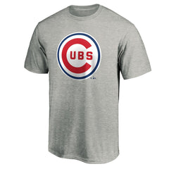 Heather Gray Chicago Cubs Cooperstown Collection Forbes T-Shirt