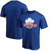 Royal Texas Rangers Cooperstown Collection Forbes Team Logo T-Shirt