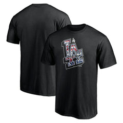 Black Los Angeles Dodgers Hometown Collection Tag T-Shirt