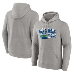 Gray Los Angeles Dodgers Heater State of Mind Pullover Hoodie