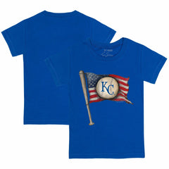 Royal Kansas City Royals Tiny Turnip Youth Baseball Flag T-Shirt