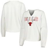 Chicago Bulls Concepts Sport Women's Sunray Notch Neck Long Sleeve Top sale