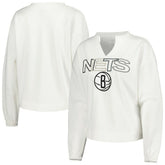 Brooklyn Nets Concepts Sport Women's Sunray Notch Neck Long Sleeve Top