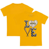 Gold San Diego Padres Tiny Turnip Youth Baseball Love T-Shirt