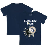 Navy Tampa Bay Rays Tiny Turnip Youth Baseball Tear T-Shirt