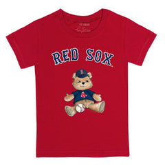 Red Boston Red Sox Tiny Turnip Youth Teddy Boy T-Shirt