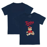 Navy Minnesota Twins Tiny Turnip Youth Teddy Boy T-Shirt