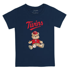 Navy Minnesota Twins Tiny Turnip Youth Teddy Boy T-Shirt