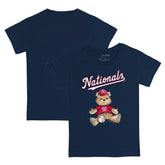 Navy Washington Nationals Tiny Turnip Youth Teddy Boy T-Shirt