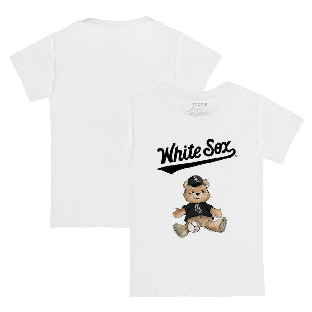 White Chicago White Sox Tiny Turnip Youth Teddy Boy T-Shirt