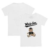 White Chicago White Sox Tiny Turnip Youth Teddy Boy T-Shirt