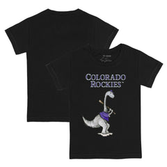 Black Colorado Rockies Tiny Turnip Youth Bronto T-Shirt
