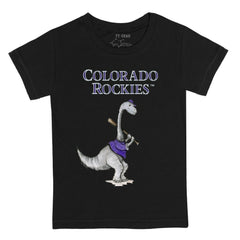 Black Colorado Rockies Tiny Turnip Youth Bronto T-Shirt