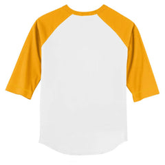 White/Gold San Diego Padres Tiny Turnip Youth Diamond Cross Bats 3/4-Sleeve Raglan T-Shirt