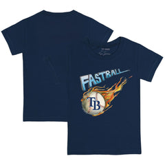 Navy Tampa Bay Rays Tiny Turnip Youth Fastball T-Shirt