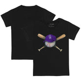 Black Colorado Rockies Tiny Turnip Youth Hat Crossbats T-Shirt