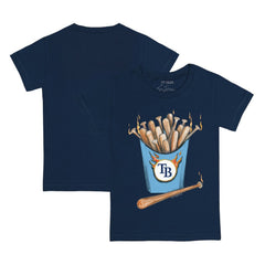 Navy Tampa Bay Rays Tiny Turnip Youth Hot Bats T-Shirt
