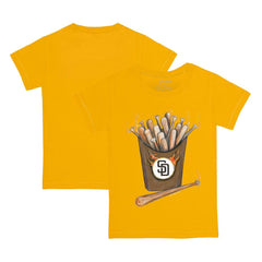Gold San Diego Padres Tiny Turnip Youth Hot Bats T-Shirt