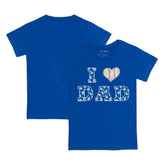 Royal Los Angeles Dodgers Tiny Turnip Youth I Love Dad T-Shirt