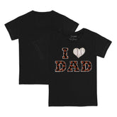 Black Baltimore Orioles Tiny Turnip Youth I Love Dad T-Shirt