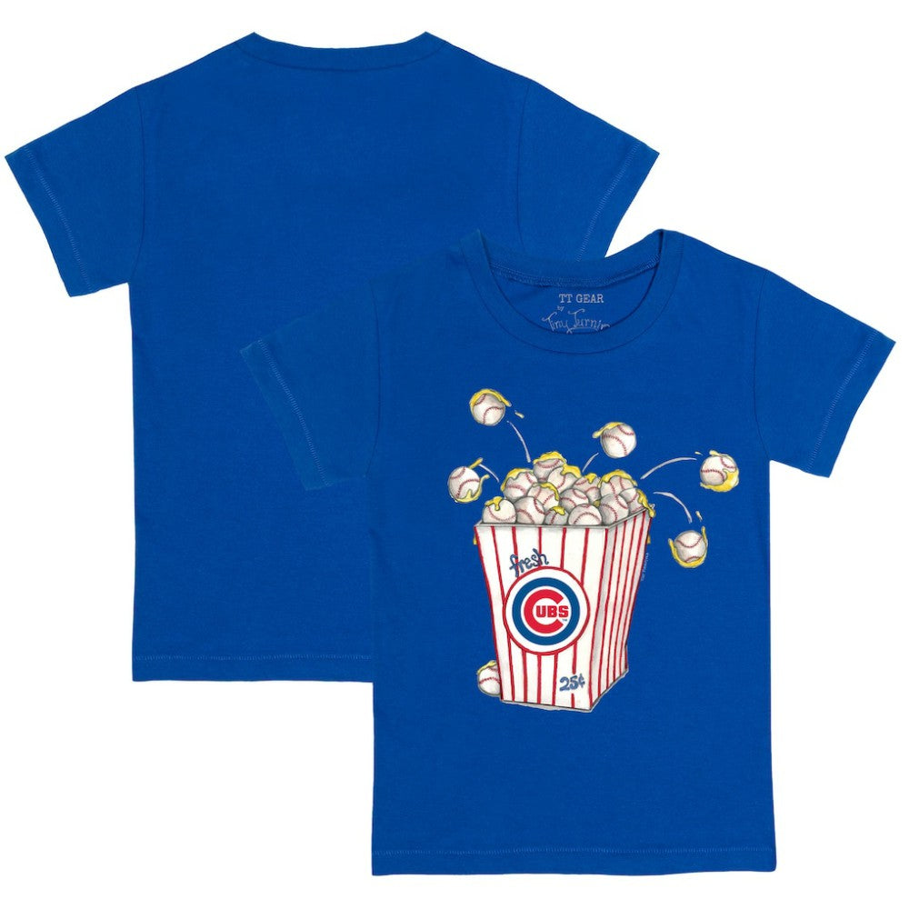 Royal Chicago Cubs Tiny Turnip Youth Popcorn T-Shirt
