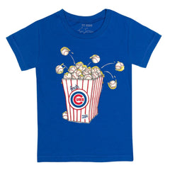 Royal Chicago Cubs Tiny Turnip Youth Popcorn T-Shirt