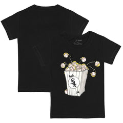 Black Chicago White Sox Tiny Turnip Youth Popcorn T-Shirt