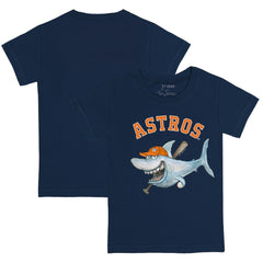 Navy Houston Astros Tiny Turnip Youth Shark T-Shirt