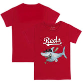 Red Cincinnati Reds Tiny Turnip Youth Shark T-Shirt