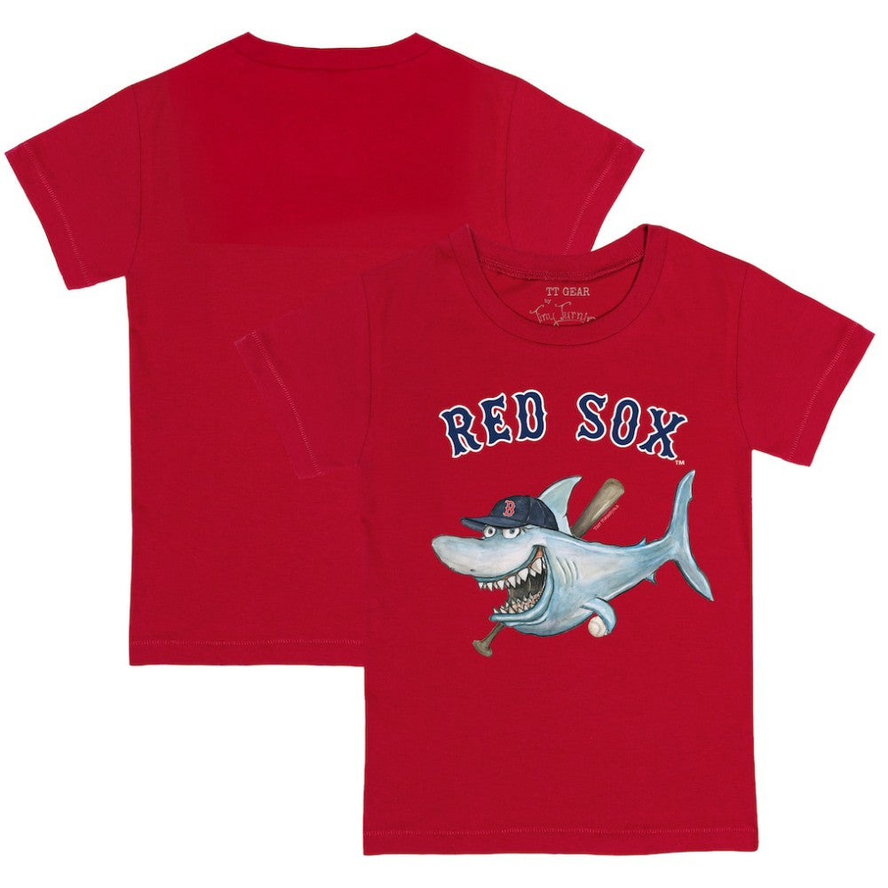 Red Boston Red Sox Tiny Turnip Youth Shark T-Shirt