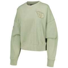 Green Cleveland Guardians Pro Standard Women's Fleece Pullover Sweatshirt