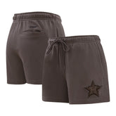 Brown Houston Astros Pro Standard Women's Neutral Fleece Shorts